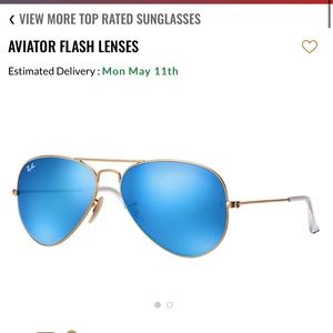 Ray Ban Aviator Flash Lenses RB3025